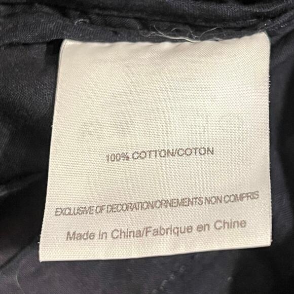 Tory Burch Embroidered Navy Tunic Size 6 Lightweight Sheer Casual Boho Beachy - Picture 7 of 8